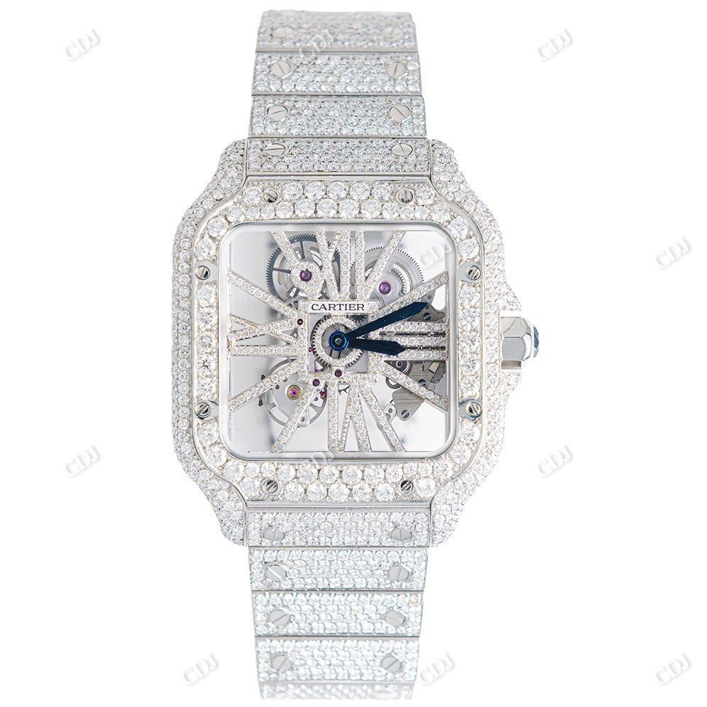 Cartier Skelton Hip Hop Watch  customdiamjewel   