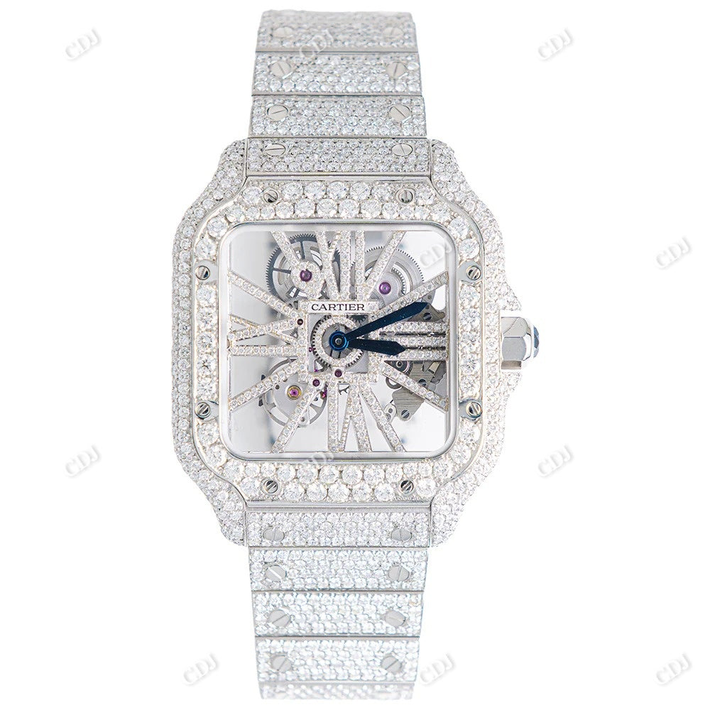 Cartier Skelton Hip Hop Watch  customdiamjewel   