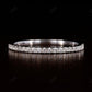 0.20CTW Round Cut Lab Grown Diamond Stacking Wedding Band  customdiamjewel 10KT White Gold VVS-EF