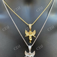 Micro Angel Hip Hop Iced Diamond Pendant  customdiamjewel   