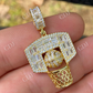 Hip Hop Basketball Baguette Diamond Pendant  customdiamjewel   