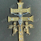 Caravaca Cross Double Crucifix Diamond Pendant  customdiamjewel   