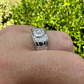 Men's 925 Silver Iced Out Ring  customdiamjewel   