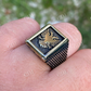 Albanian Double Headed Eagle Ring  customdiamjewel   