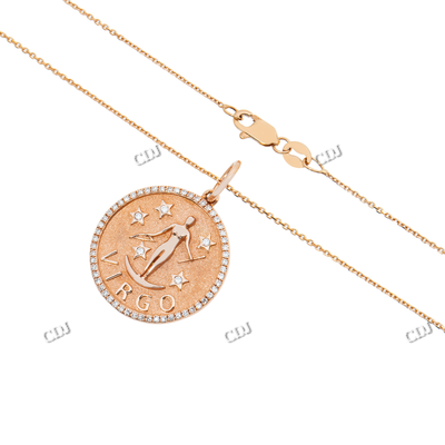 Solid Yellow Gold Plated Design Necklace for Women hip hop jewelry CustomDiamJewel