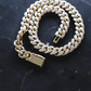 Iced Out Diamond Fashion Cuban Chain Necklace  customdiamjewel   