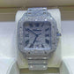 Cartier Santos Automatic Swiss Movement Moissanite Watch  customdiamjewel   