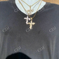 Moissanite Cross Mens Iced Pendant  customdiamjewel   