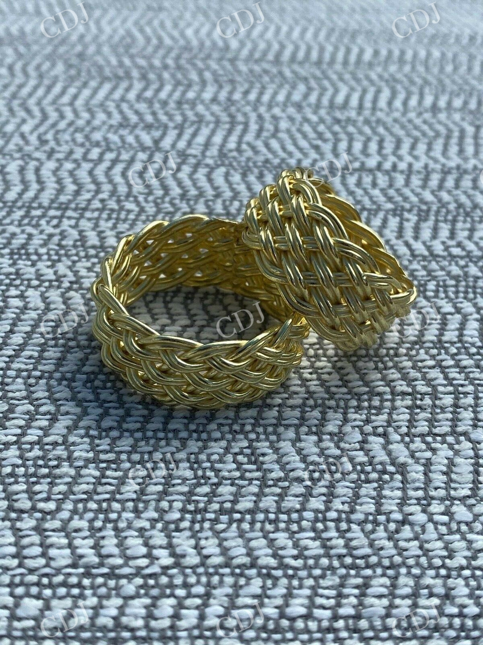 Mens Braided Weave Ring  customdiamjewel   