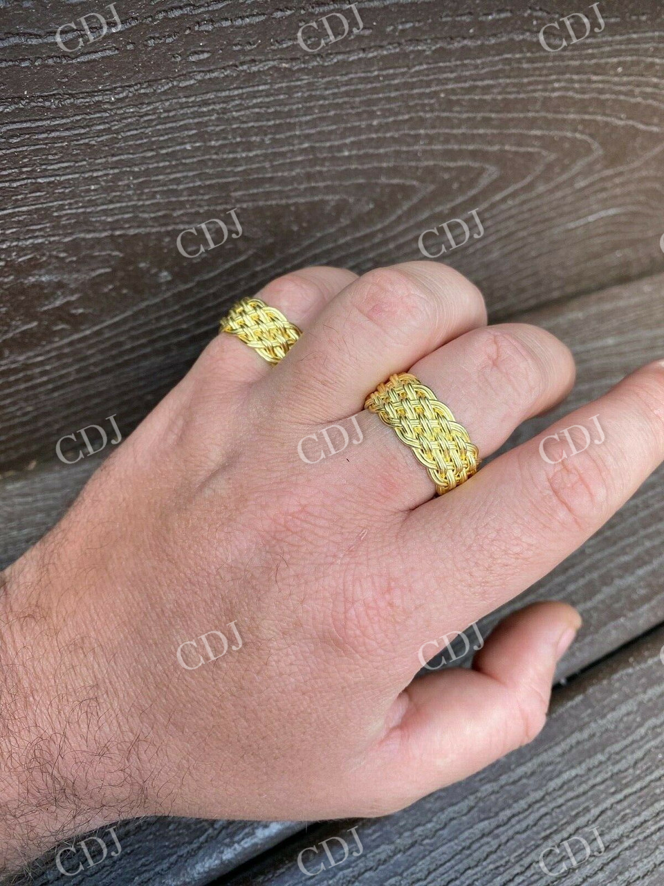 Mens Braided Weave Ring  customdiamjewel   