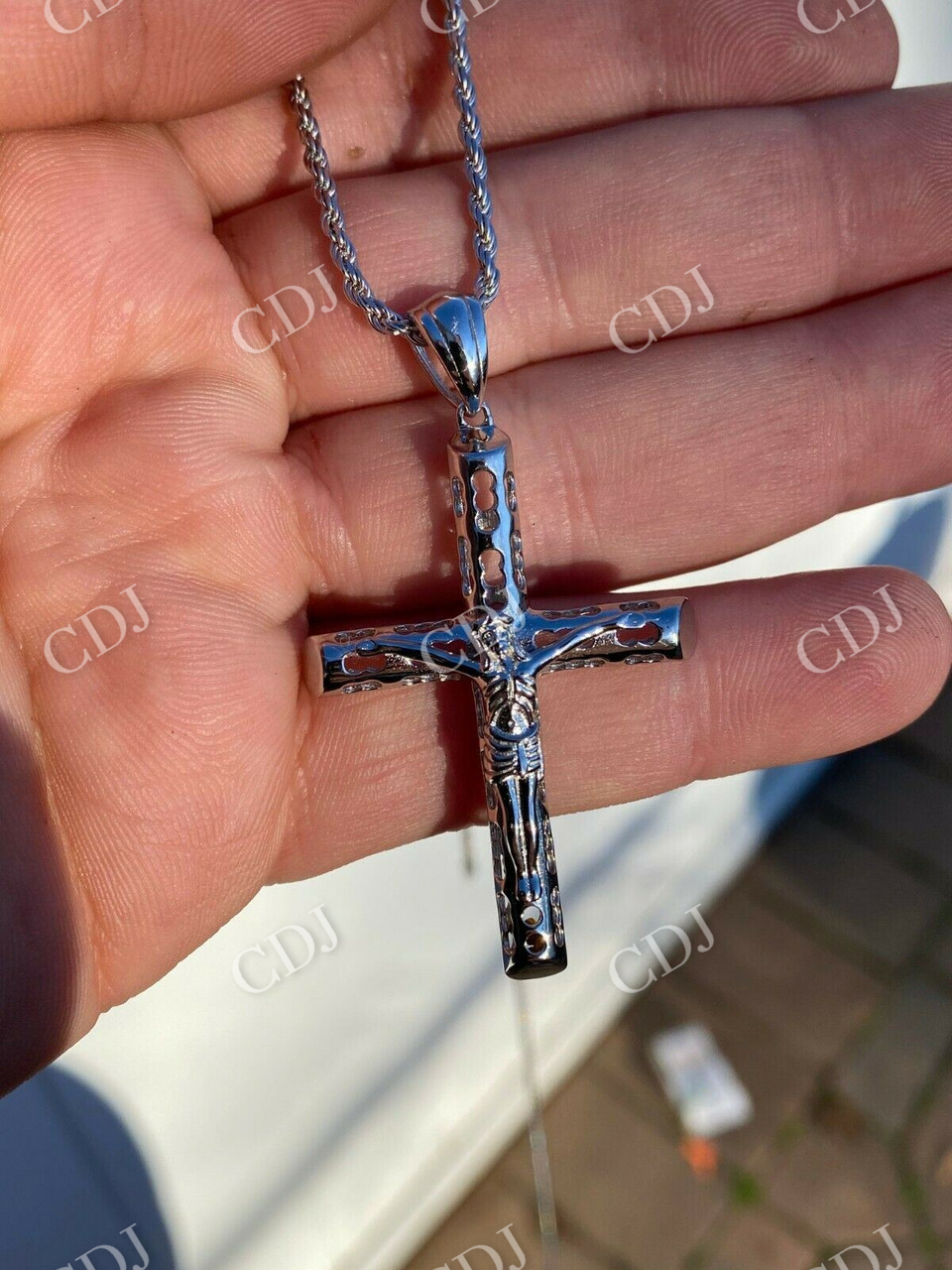 Plain Cross Pendant  customdiamjewel   