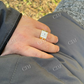 10k Gold Finish Iced Baguette Diamond Ring  customdiamjewel   