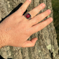 Ruby Red Stone Ring  customdiamjewel   