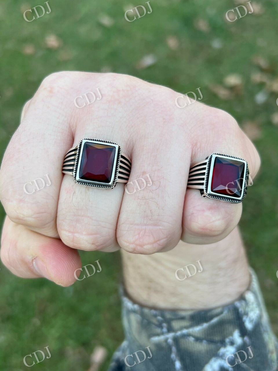 Ruby Red Stone Ring  customdiamjewel   