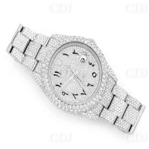 New Men Hip Hop diamond watch fashionable new style watch 2023 for men gift Iced Out Natural Diamond Watches  customdiamjewel   