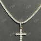 Cross Hip Hop Moissanite Pendant  customdiamjewel   