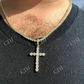 Cross Hip Hop Moissanite Pendant  customdiamjewel   