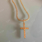 Cross Hip Hop Moissanite Pendant  customdiamjewel   