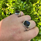 Black Onyx Mens Signet Ring  customdiamjewel   