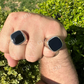 Black Onyx Mens Signet Ring  customdiamjewel   