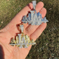 Hip Hop Los Angeles LA Skyline Diamond Pendant  customdiamjewel   