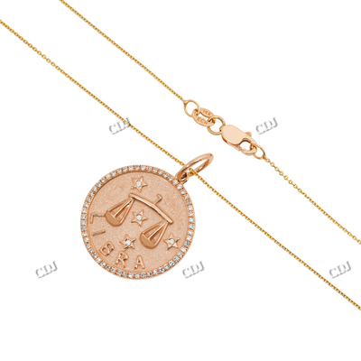 New Arrival Rose Gold Plated Coin Necklace for Male hip hop jewelry CustomDiamJewel