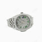 Rolex Datejust Green Numeral Dial Diamond Watch  customdiamjewel   