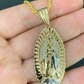 Virgin Mary Guadalupe Moissanite Pendant  customdiamjewel   