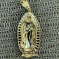 Virgin Mary Guadalupe Moissanite Pendant  customdiamjewel   