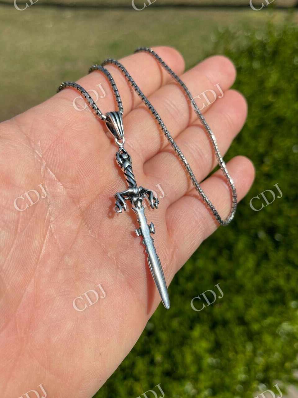 Plain Viking Sword Pendant  customdiamjewel   