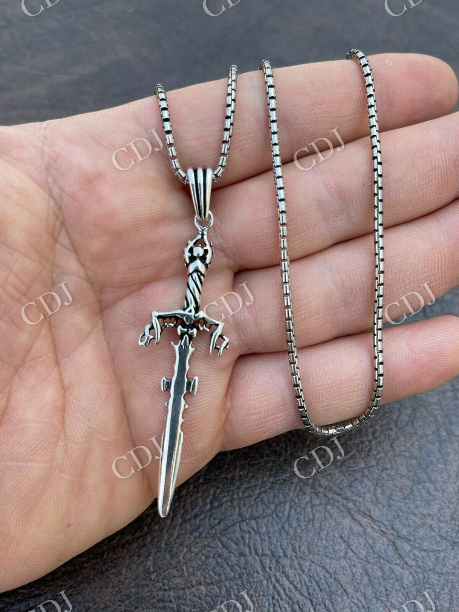 Plain Viking Sword Pendant  customdiamjewel   