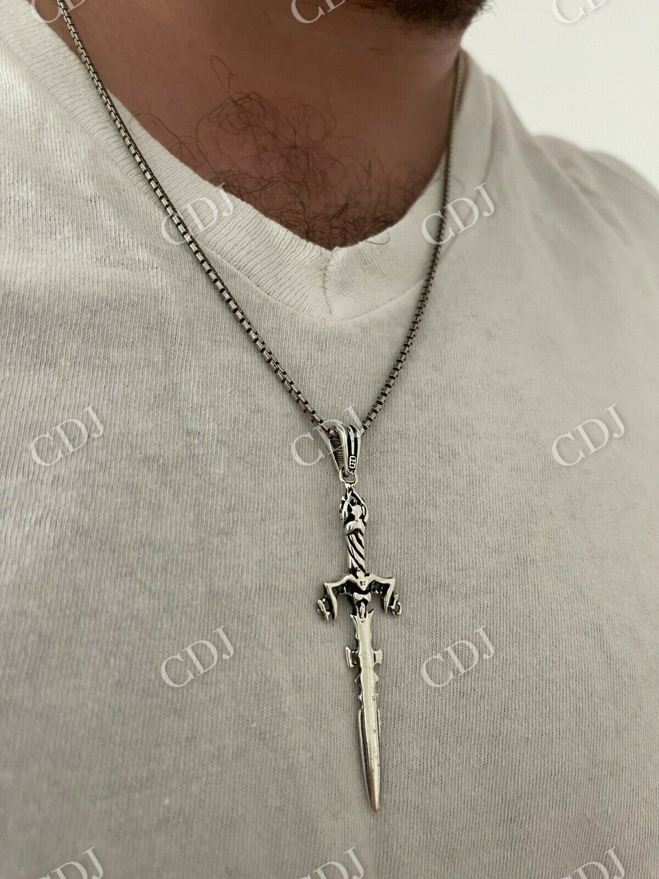 Plain Viking Sword Pendant  customdiamjewel   