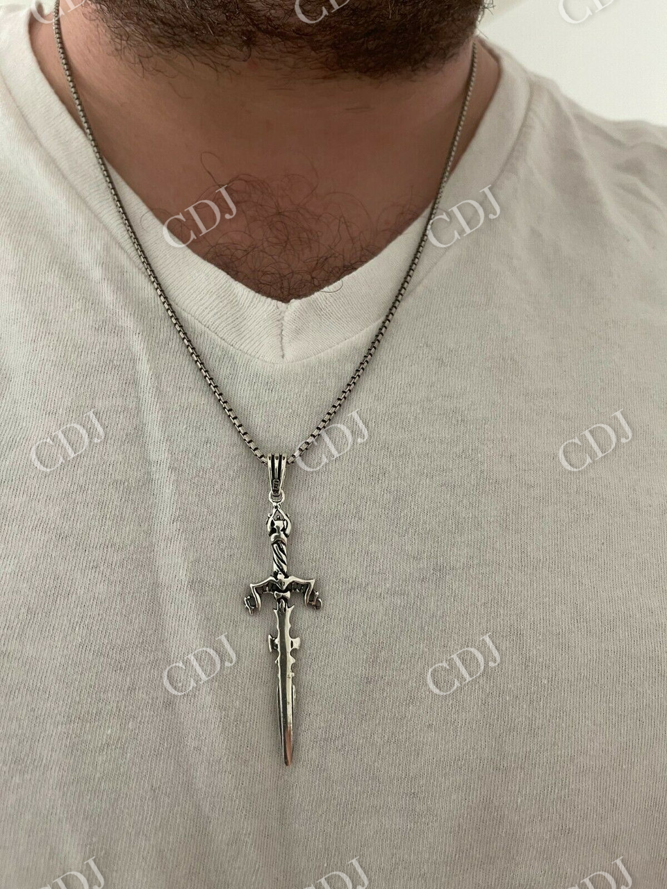 Plain Viking Sword Pendant  customdiamjewel   