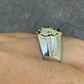 Men's Iced Out Hip Hop Diamond Ring  customdiamjewel   