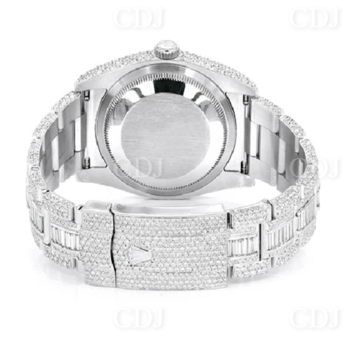 2023 hip hop diamond watch rap men's quartz watch Stainless steel band full diamond Luxury Jewelry watch For Men Women  customdiamjewel   