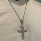 Men’s Cross W. Crown Baguette Diamond Pendant  customdiamjewel   