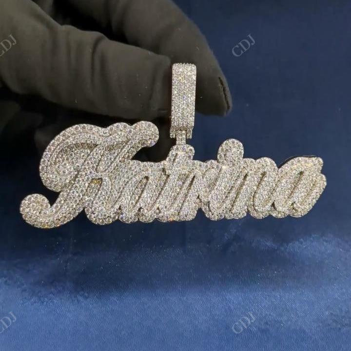 Full Diamond Studded Custom Name Katrina Pendant hip hop jewelry CustomDiamJewel   