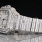 36CTW Iced Out Handset Baguette Moissanite Studded Diamond Watches  customdiamjewel   