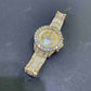 Rolex Bust Down Diamond On Bezel Moissanite Watch  customdiamjewel   