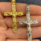 Mens Nugget Cross Jesus On Crucifix Diamond Pendant  customdiamjewel   