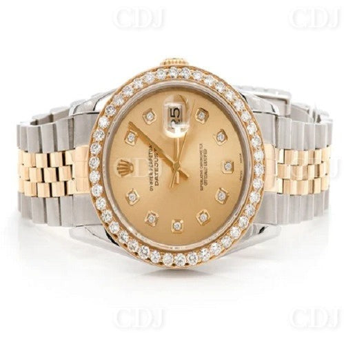 Rolex Lab Grown Hip Hop Watch Stainless Steel High Quality Diamond Watch 2.00CTW (Approx.)  customdiamjewel   