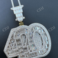 Moissanite 420 Plug Marijuana Weed Pendant  customdiamjewel   