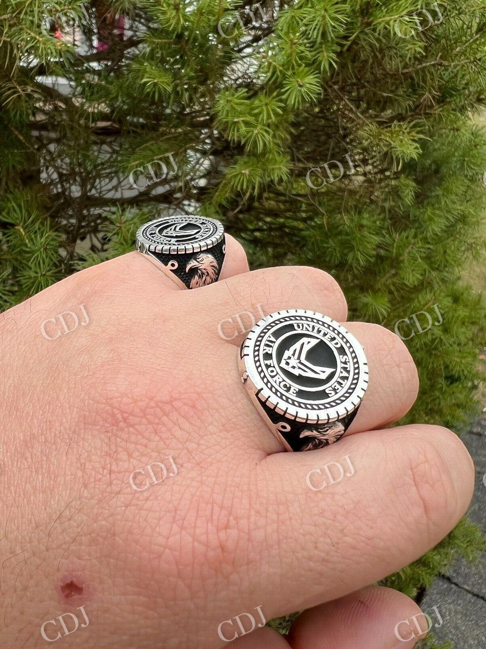 US Air Force Military Army Ring  customdiamjewel   