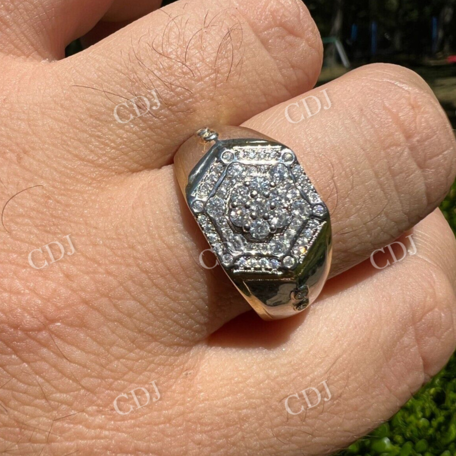 Hip Hop Iced Pinky Ring  customdiamjewel   