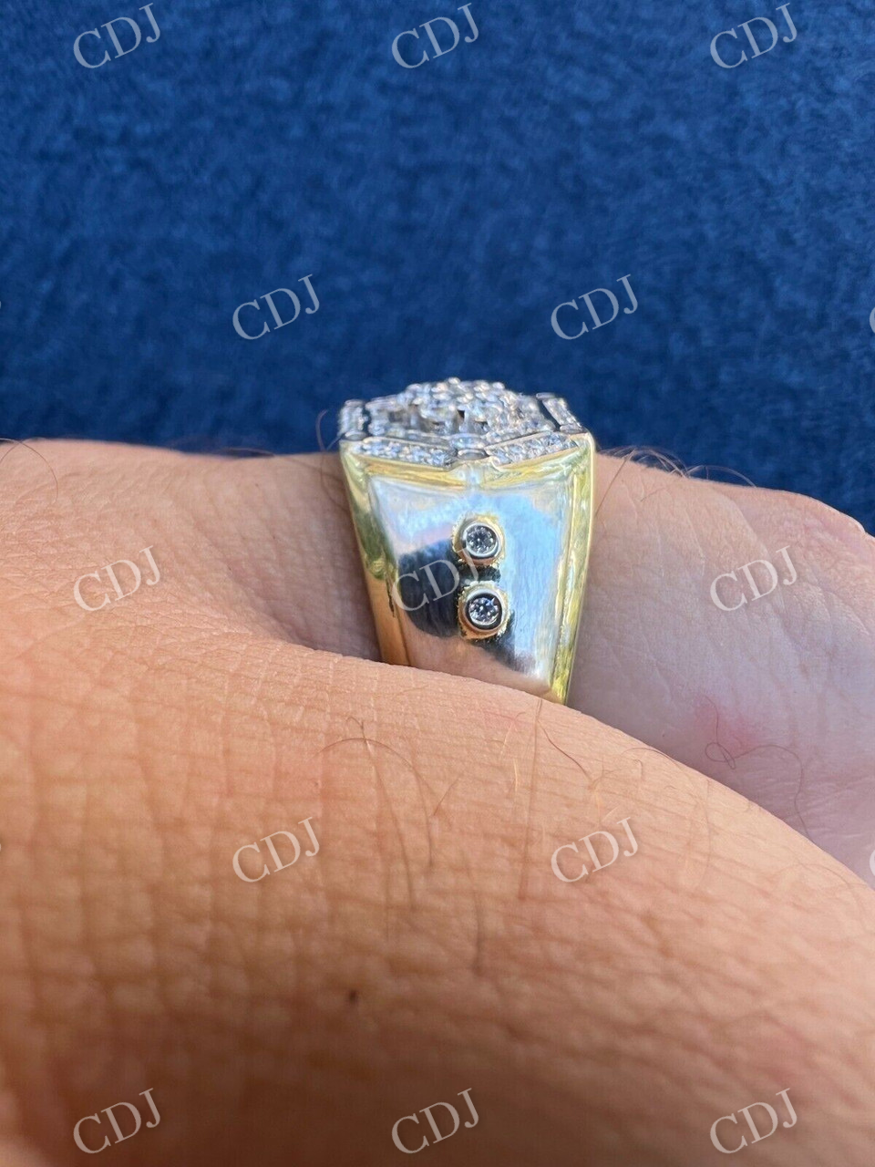 Hip Hop Iced Pinky Ring  customdiamjewel   