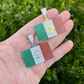 Mexican Flag Moissanite Pendant  customdiamjewel   