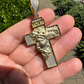 Moissanite Jesus Face On Cross Pendant  customdiamjewel   