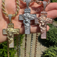 Moissanite Jesus Face On Cross Pendant  customdiamjewel   