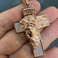 Moissanite Jesus Face On Cross Pendant  customdiamjewel   