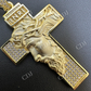 Moissanite Jesus Face On Cross Pendant  customdiamjewel   